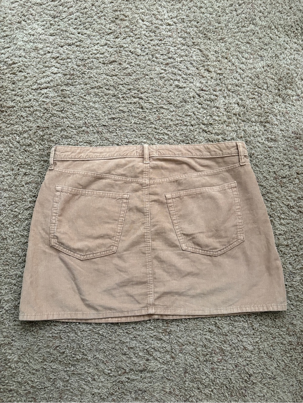 Universal Thread Corduroy Tan Mini Skirt Women’s 14 Fall Fashion - Picture 4 of 5